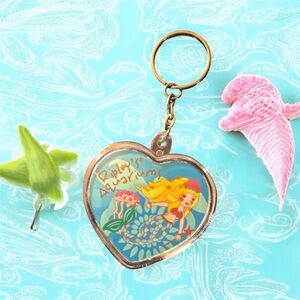 Ripley's Aquariums Heart Mermaid 🧜🏽‍♀️ Keychain